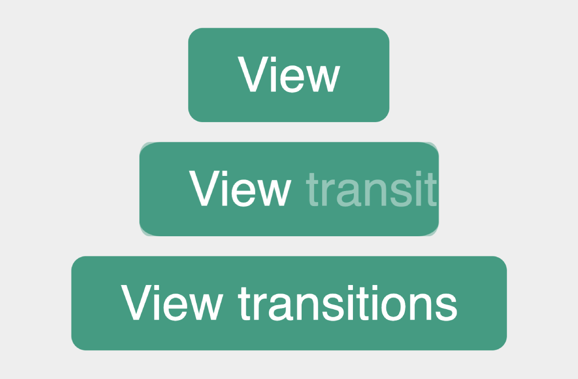 View transitions: Handling aspect ratio changes